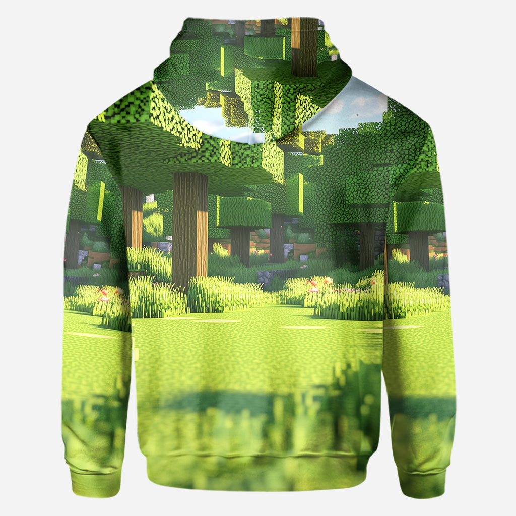 Dadcraft, Father's Day Gift For Game Dad - Personalized Block World All Over Shirt