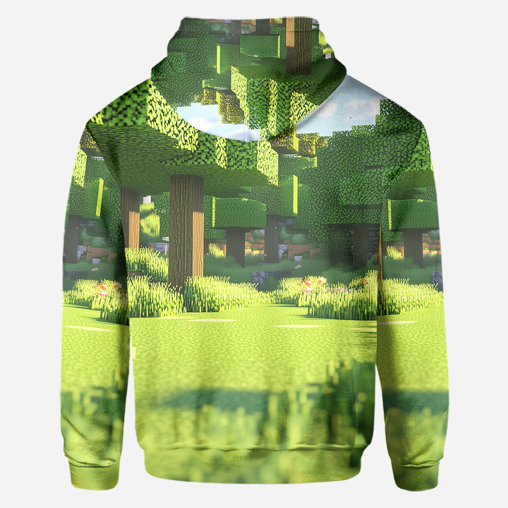 Dadcraft, Father's Day Gift For Game Dad - Personalized Block World All Over Shirt