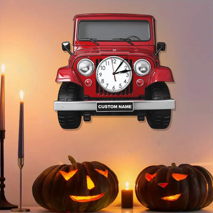 Cool Car - Personalized Car LED Light Wall Clock