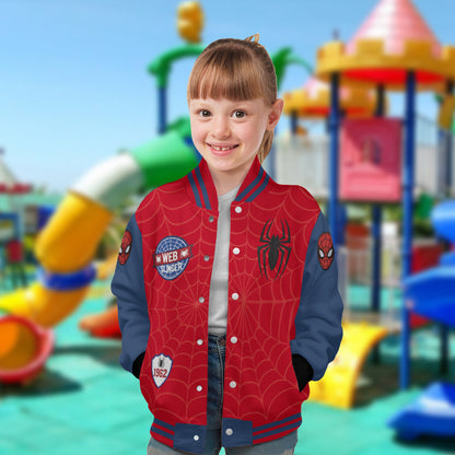 Superhero Gift For Kids - Personalized Kid Varsity Jacket