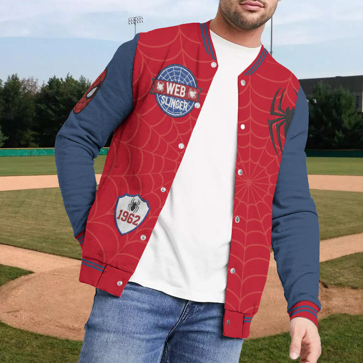 Superhero Gift For Kids - Personalized Kid Varsity Jacket