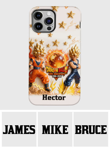 40th Anniversary - Personalized Seven Balls Full Print Phone Case