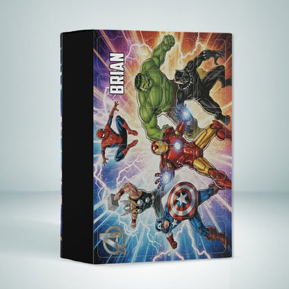 Heros - Personalized Kid Advent Calendar With Ornaments