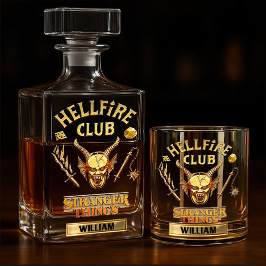 Dark Dice & Demons - Personalized Parallel Universe Whiskey Decanter Set