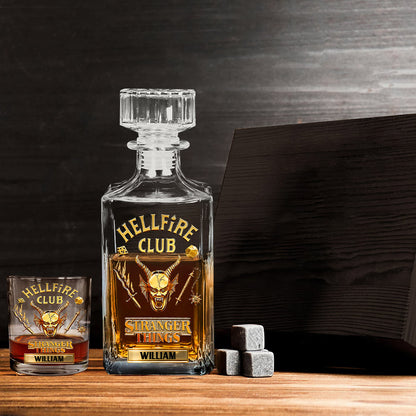 Dark Dice & Demons - Personalized Parallel Universe Whiskey Decanter Set