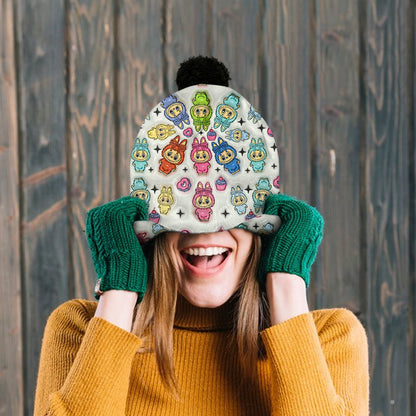 Cute Monsters - Personalized Labubu Beanie Hat