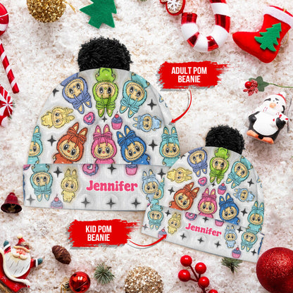 Cute Monsters - Personalized Labubu Beanie Hat