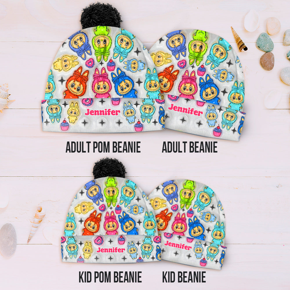 Cute Monsters - Personalized Labubu Beanie Hat