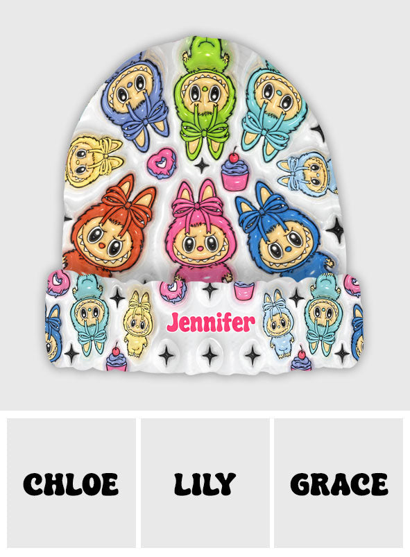 Cute Monsters - Personalized Labubu Beanie Hat
