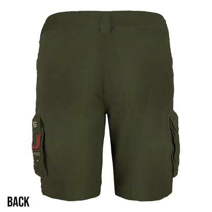 Veteran Proud, 250th Anniversary - Personalized Veteran Cargo Shorts With Belt