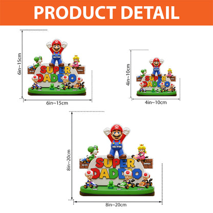 Super Dad - Personalized Super Plumber Custom Shaped Acrylic Plaque