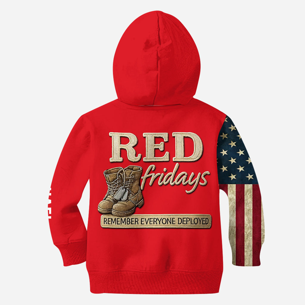 Red Friday - Personalized Veteran All Over Shirt