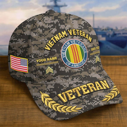 Strong Veteran - Personalized Veteran Classic Cap