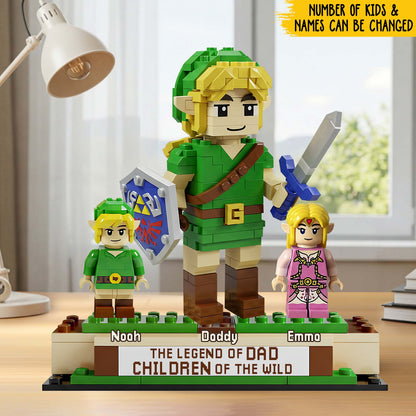 The Legend Of Dad - Personalized The Hero's Legend Custom Shaped Acrylic Plaque