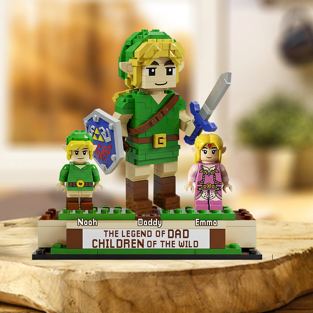 The Legend Of Dad - Personalized The Hero's Legend Custom Shaped Acrylic Plaque