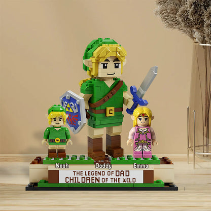 The Legend Of Dad - Personalized The Hero's Legend Custom Shaped Acrylic Plaque