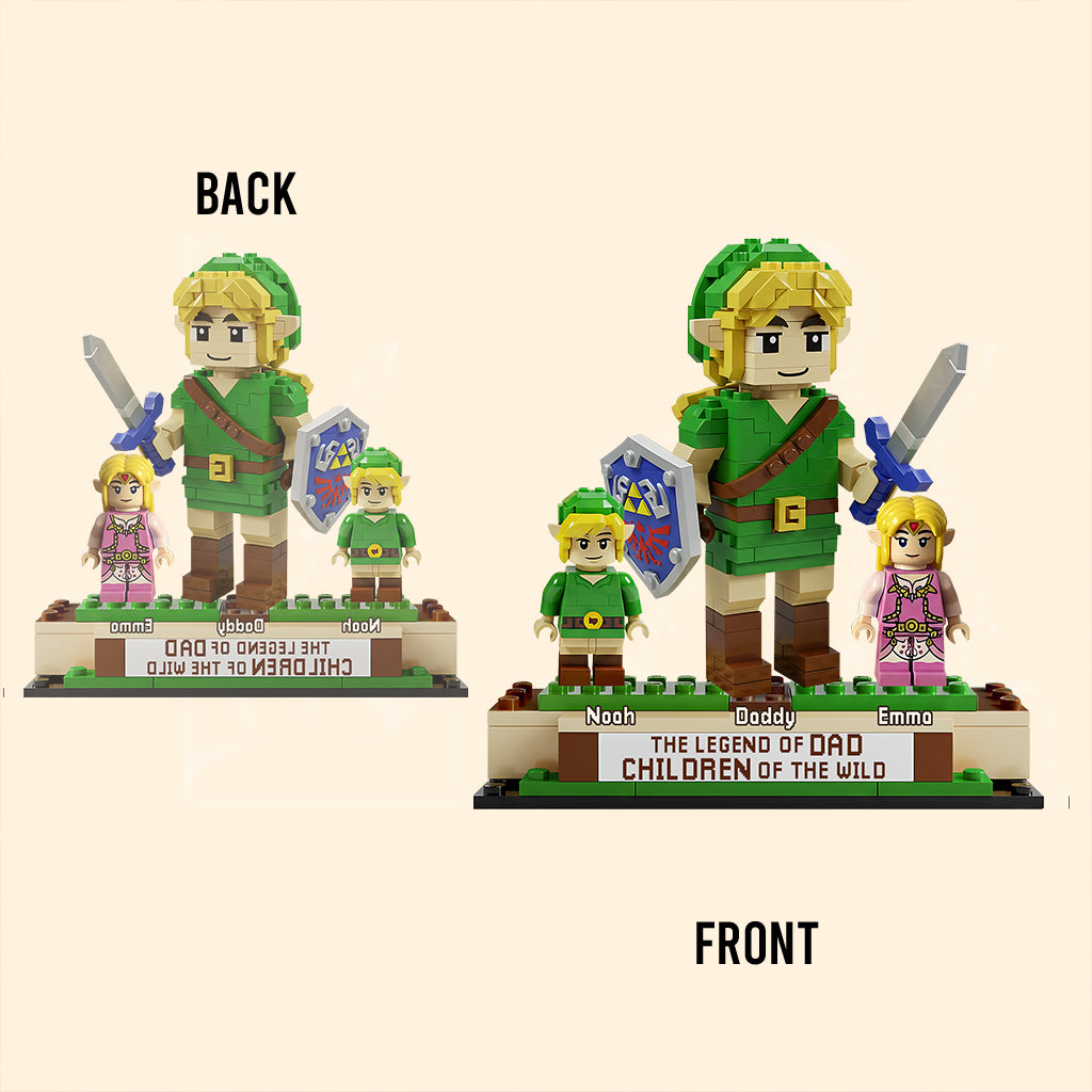 The Legend Of Dad - Personalized The Hero's Legend Custom Shaped Acrylic Plaque