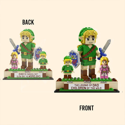 The Legend Of Dad - Personalized The Hero's Legend Custom Shaped Acrylic Plaque