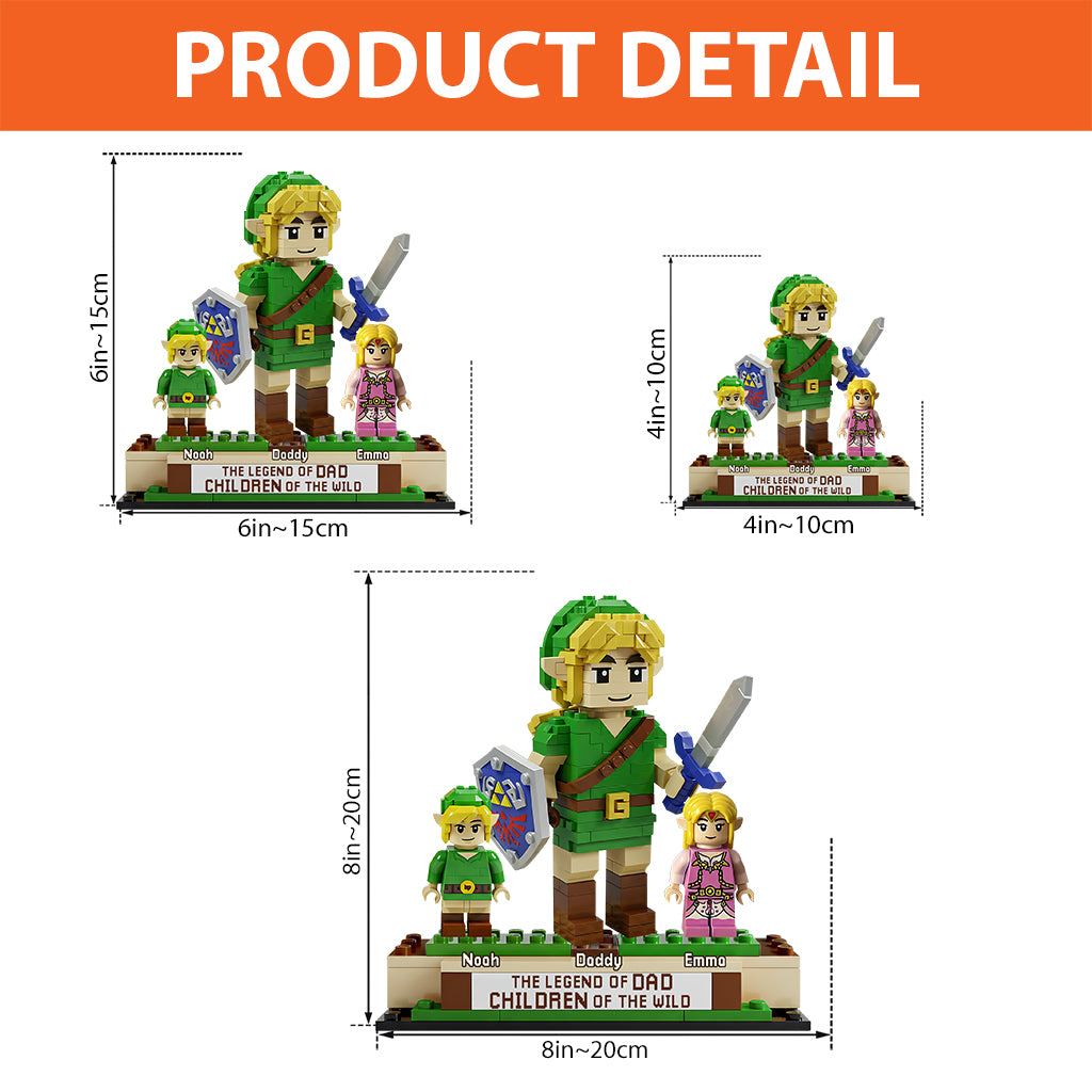 The Legend Of Dad - Personalized The Hero's Legend Custom Shaped Acrylic Plaque