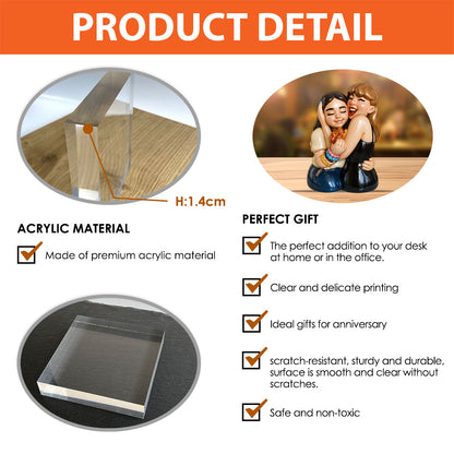 Merry Christmas - Personalized Custom Shaped Acrylic Plaque