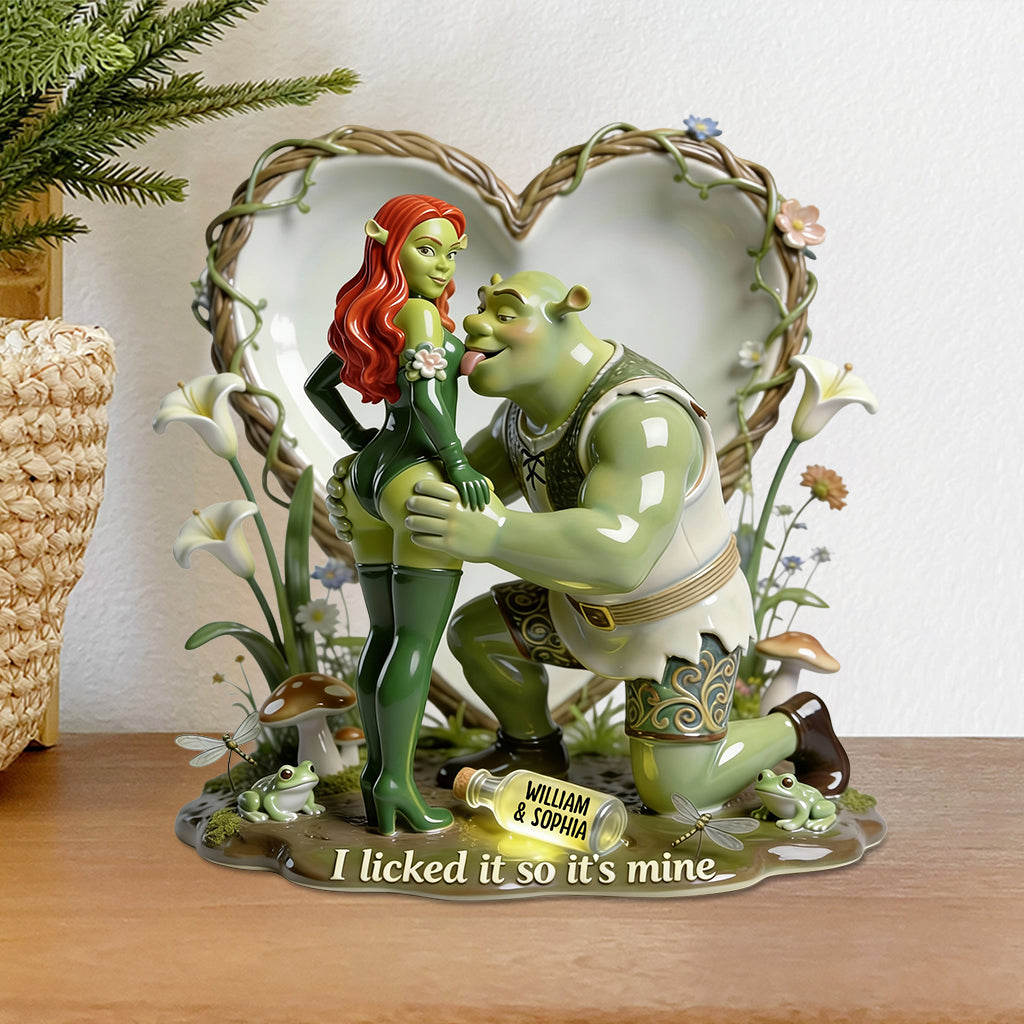 Naughty Fantasy Ogre - Personalized Custom Shaped Acrylic Plaque