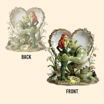 Naughty Fantasy Ogre - Personalized Custom Shaped Acrylic Plaque