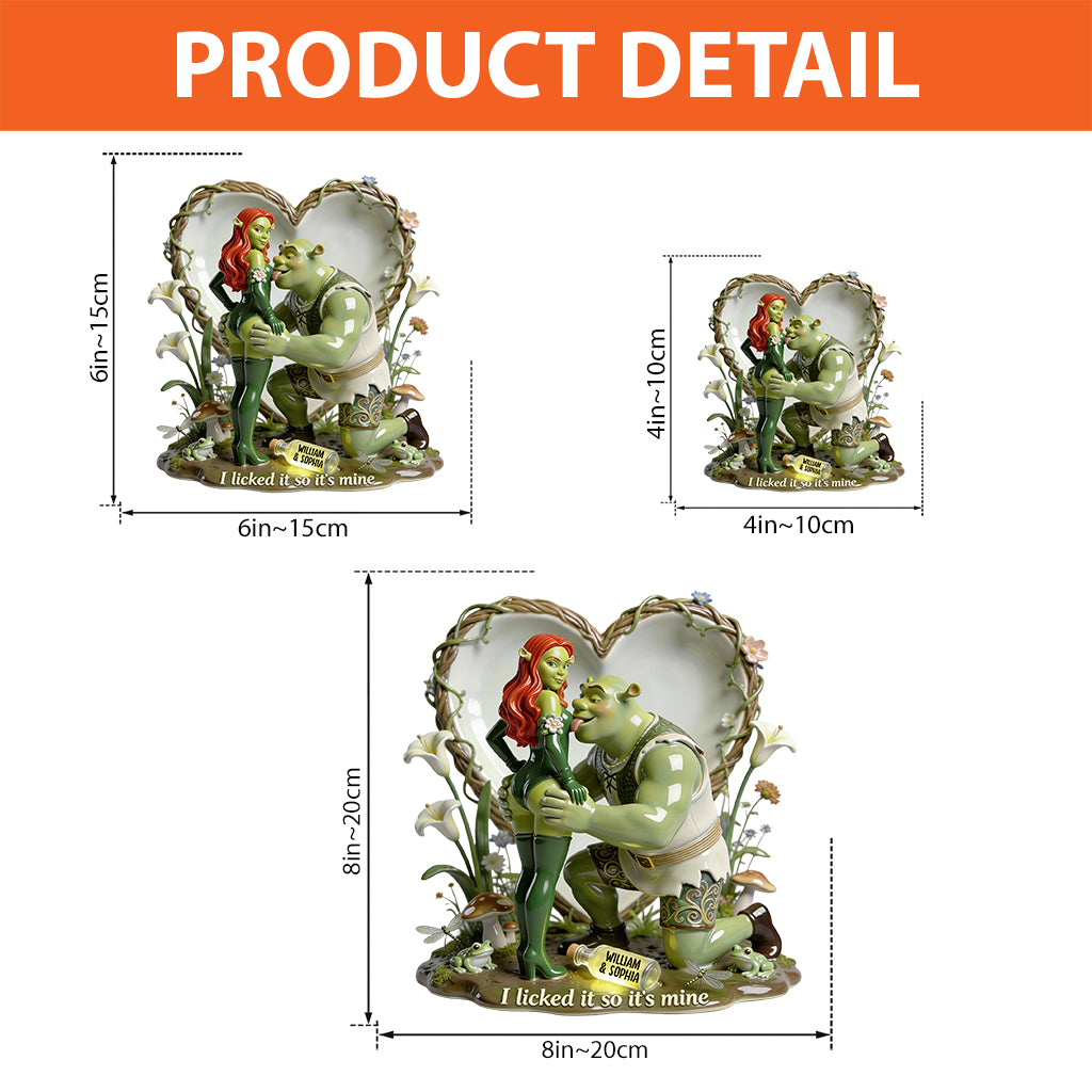 Naughty Fantasy Ogre - Personalized Custom Shaped Acrylic Plaque