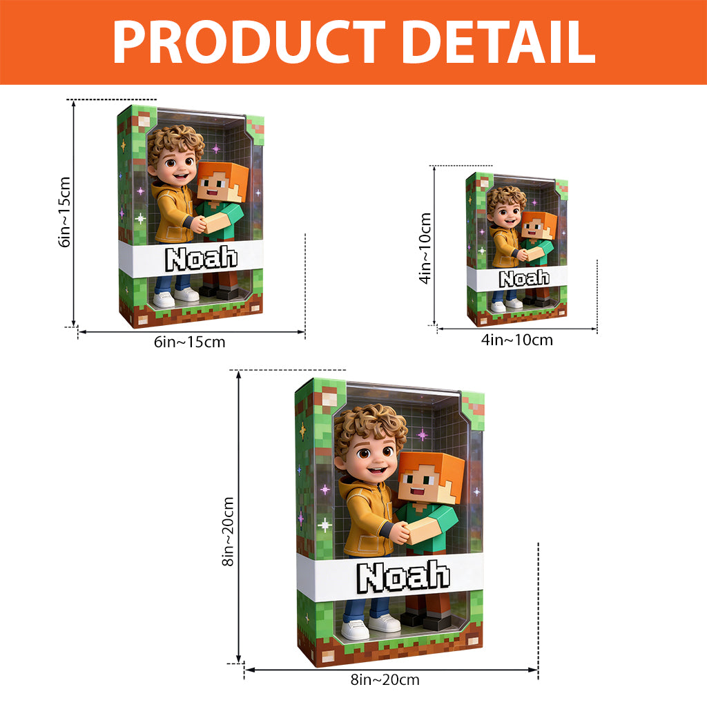 Custom Any Photo - Personalized Block World Custom Shaped Acrylic Plaque