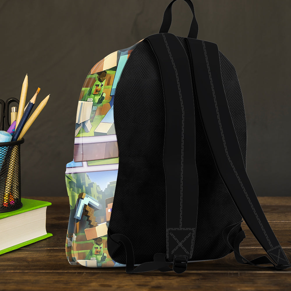 Miner Lover - Personalized Block World Backpack