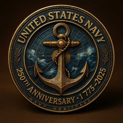 250th Anniversary Challenge - Veteran Cut Metal Sign