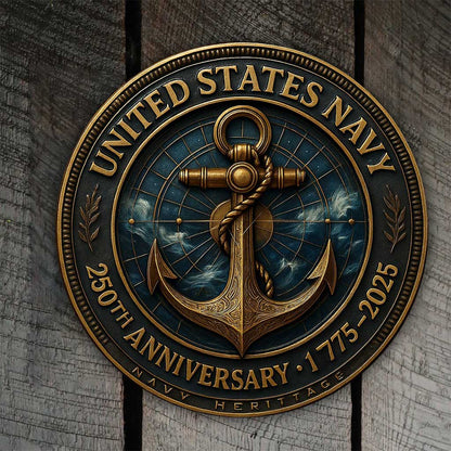 250th Anniversary Challenge - Veteran Cut Metal Sign