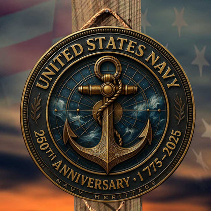 250th Anniversary Challenge - Veteran Cut Metal Sign