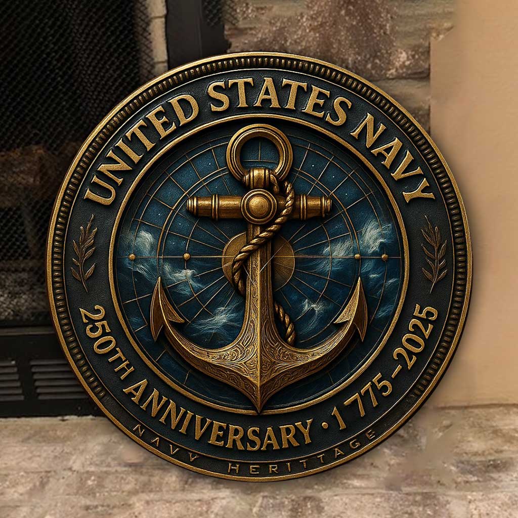 250th Anniversary Challenge - Veteran Cut Metal Sign