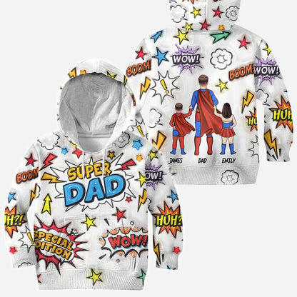 Super Dad - Personalized Father All Over Shirt
