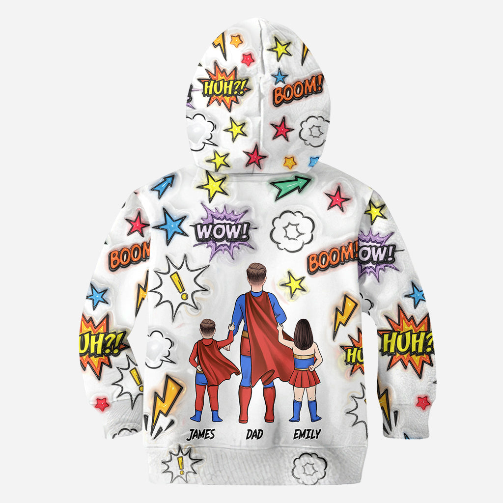 Super Dad - Personalized Father All Over Shirt