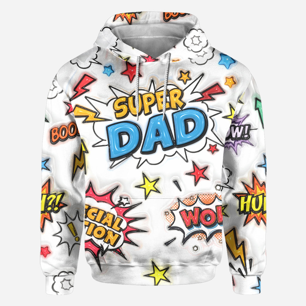 Super Dad - Personalized Father All Over Shirt