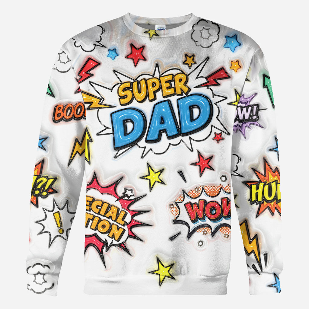 Super Dad - Personalized Father All Over Shirt