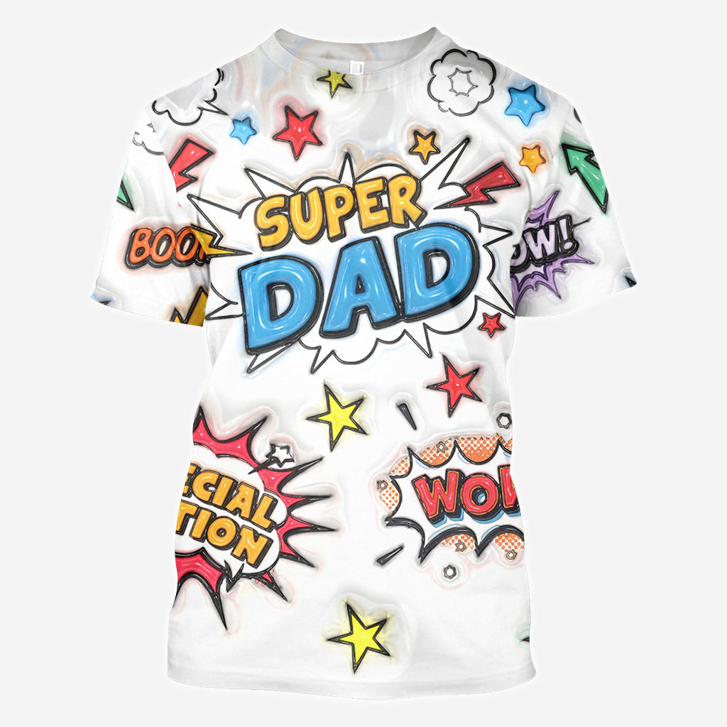 Super Dad - Personalized Father All Over Shirt