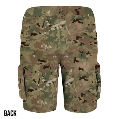I'm A Soldier - Personalized Veteran Cargo Shorts With Belt