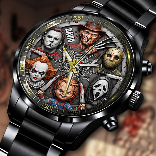 Scary Halloween - Personalized  Hand Watch
