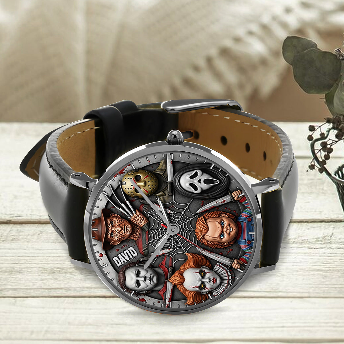Scary Halloween - Personalized  Hand Watch