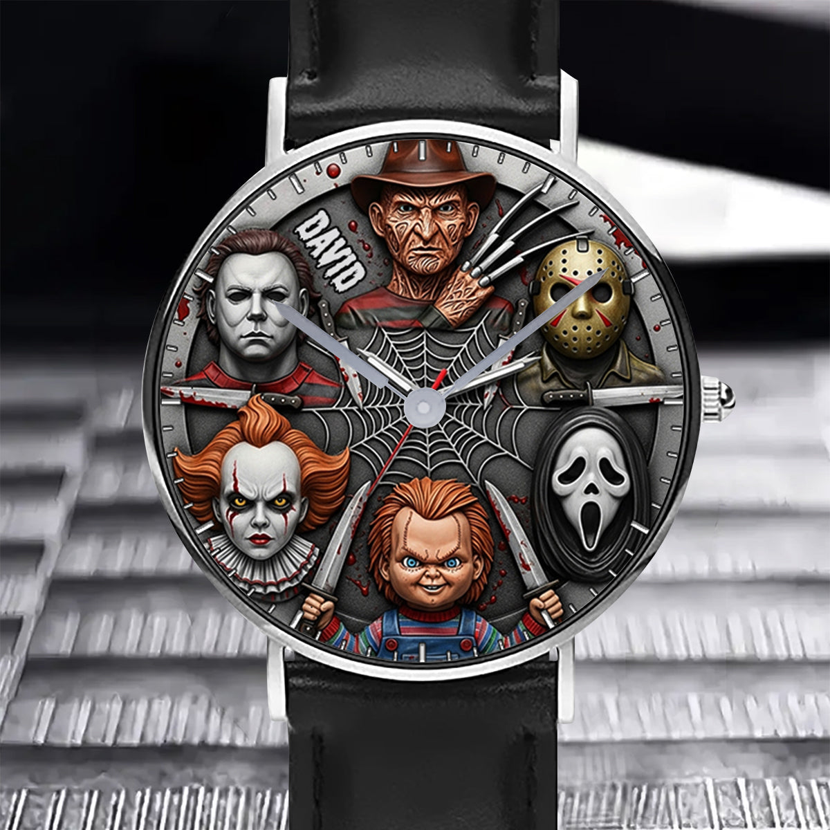 Scary Halloween - Personalized  Hand Watch