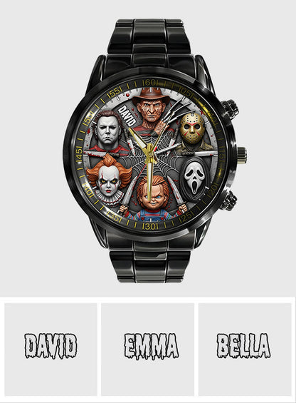 Scary Halloween - Personalized  Hand Watch