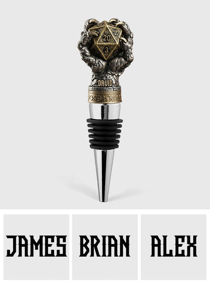 Drink And Dice - Personalized DD Lover Bottle Stopper