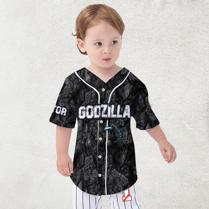 Black Monster - Personalized Giant Monster Baseball Jersey