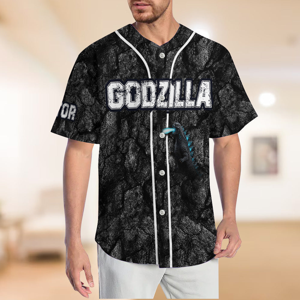 Black Monster - Personalized Giant Monster Baseball Jersey