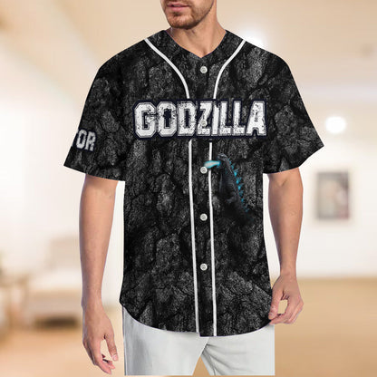 Black Monster - Personalized Giant Monster Baseball Jersey