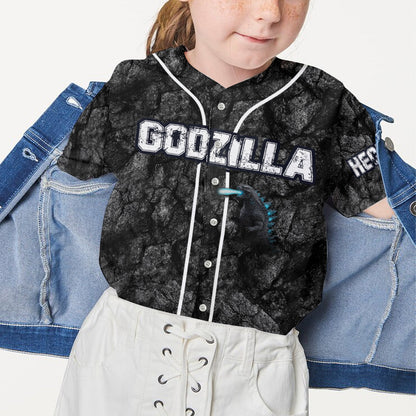 Black Monster - Personalized Giant Monster Baseball Jersey