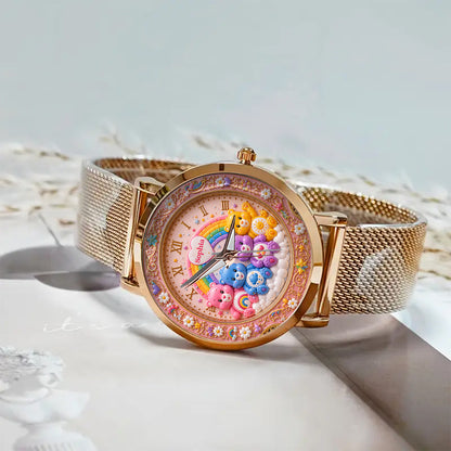 Cute Bears - Personalized Carebear Women Hand Watch