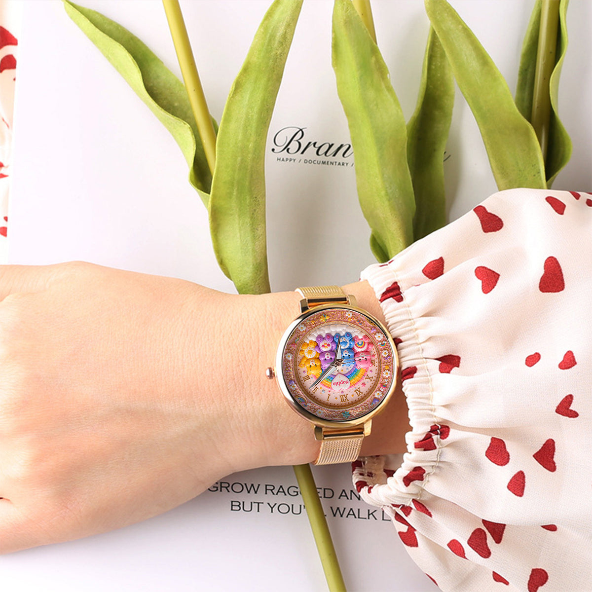 Cute Bears - Personalized Carebear Women Hand Watch